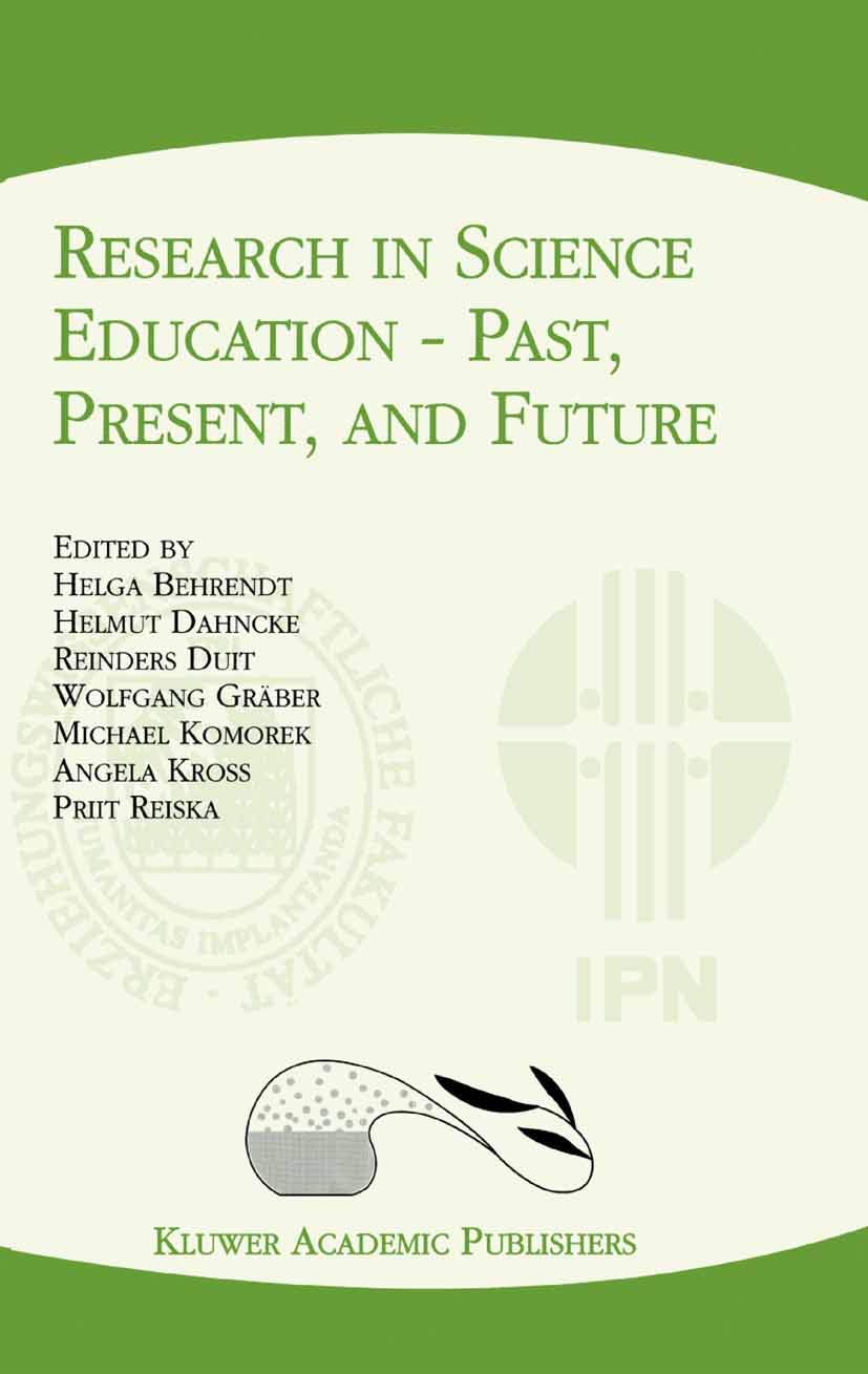 Product Image: Research in Science Education - Past, Present, and Future