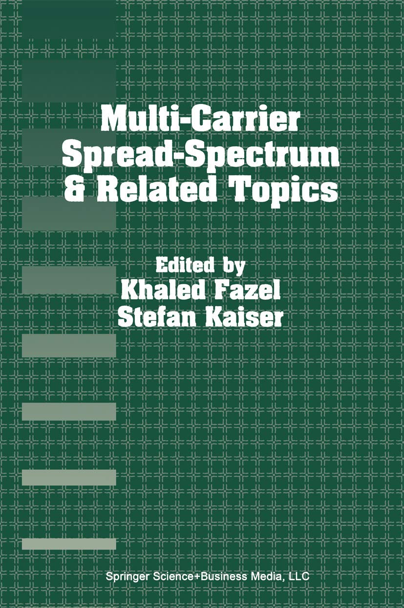 Multi-Carrier Spread-Spectrum & Related Topics: Third International Workshop, September 26–28, 2001, Oberpfafenhofen, Germany Computer Science