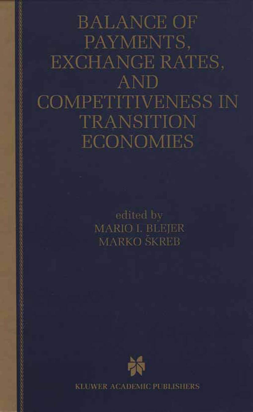 Balance of Payments, Exchange Rates, and Competitiveness in Transition Economies Law