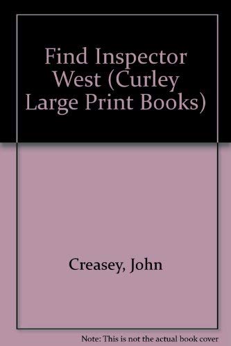 Find Inspector West (Curley Large Print Books) Contemporary literature