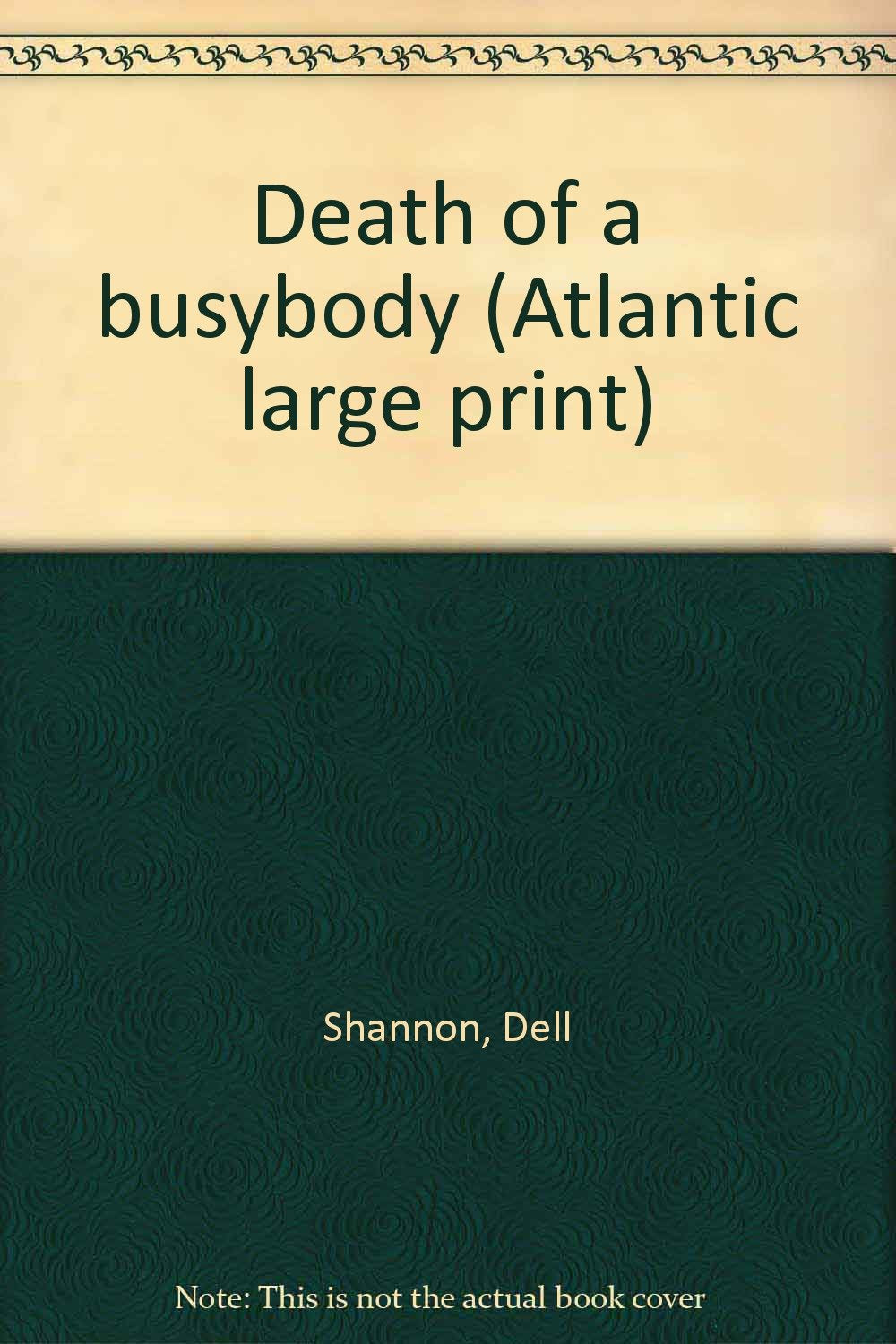 Death of a Busybody Books
