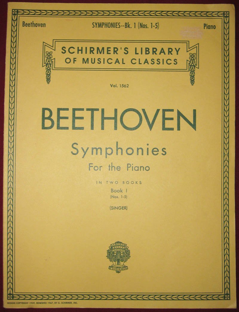 Symphonies - Book 1: Piano Solo Sheet Music