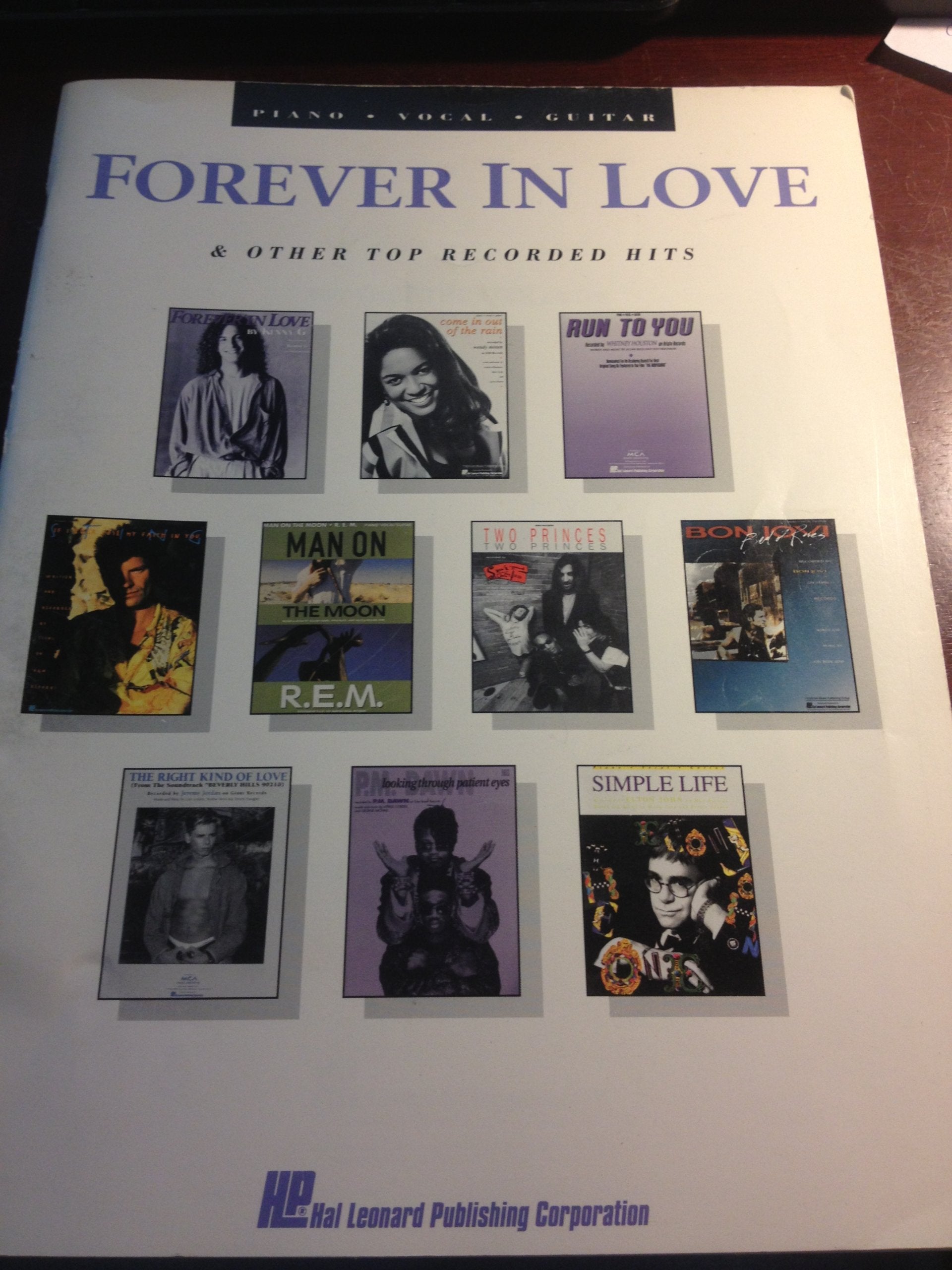 Forever in Love and Other Top Recorded Hits (Piano-Vocal-Guitar Series) Sheet Music
