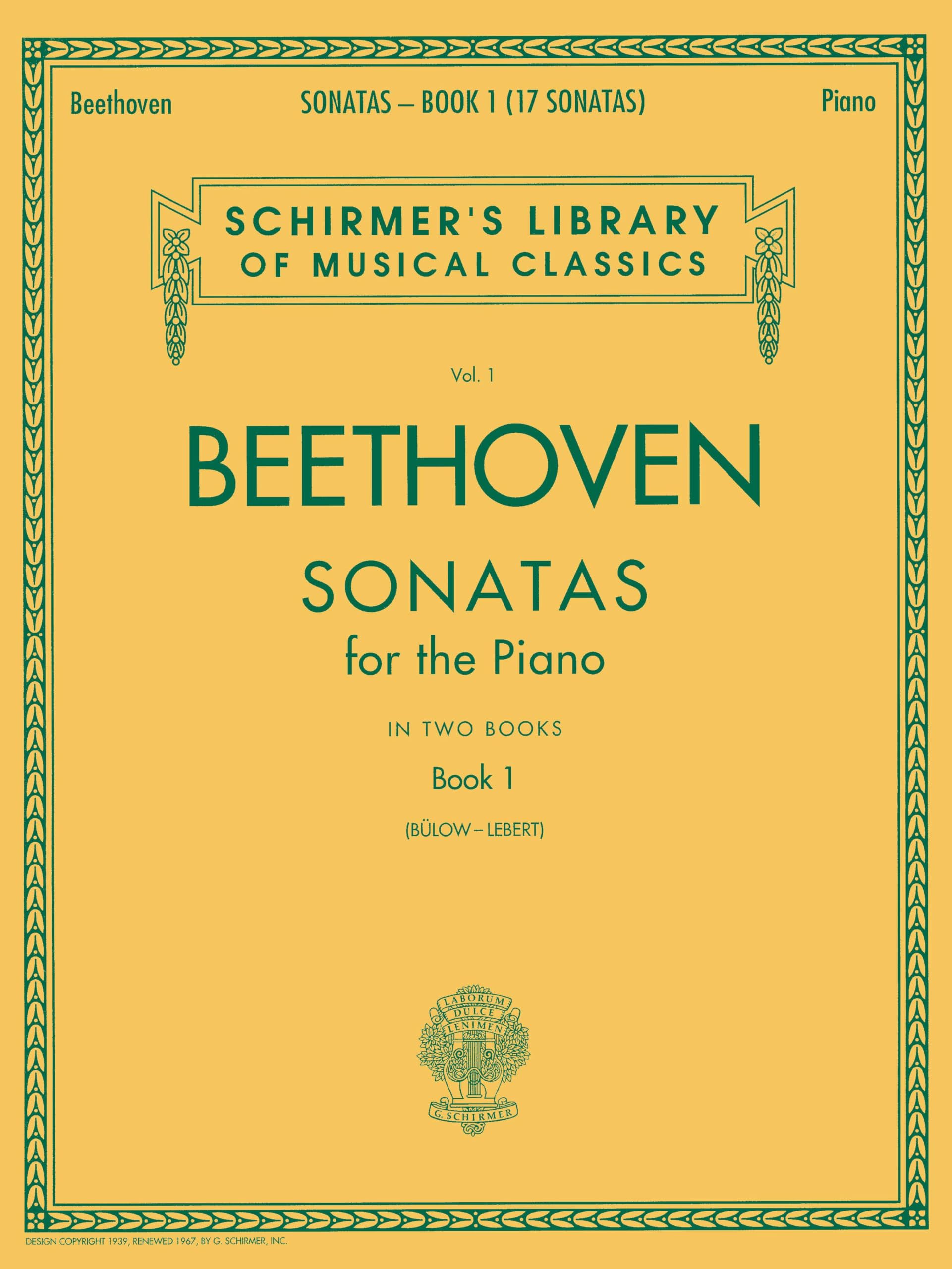 Sonatas - Book 1: Piano Solo (Schirmer's Library of Musical Classics) (Schirmer's Library of Musical Classics, 1, Band 1) Sheet Music