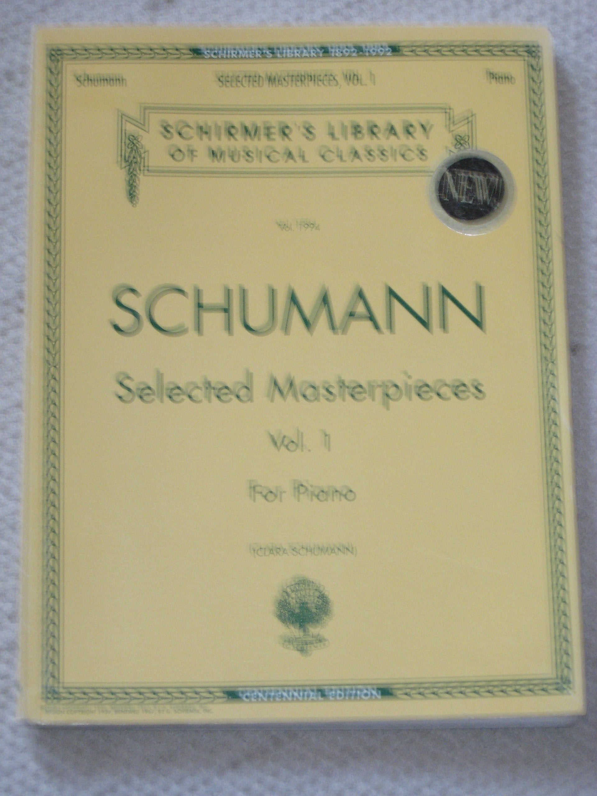 Product Image: Selected Masterpieces: 1: Selected Masterpieces For Piano Vol.1