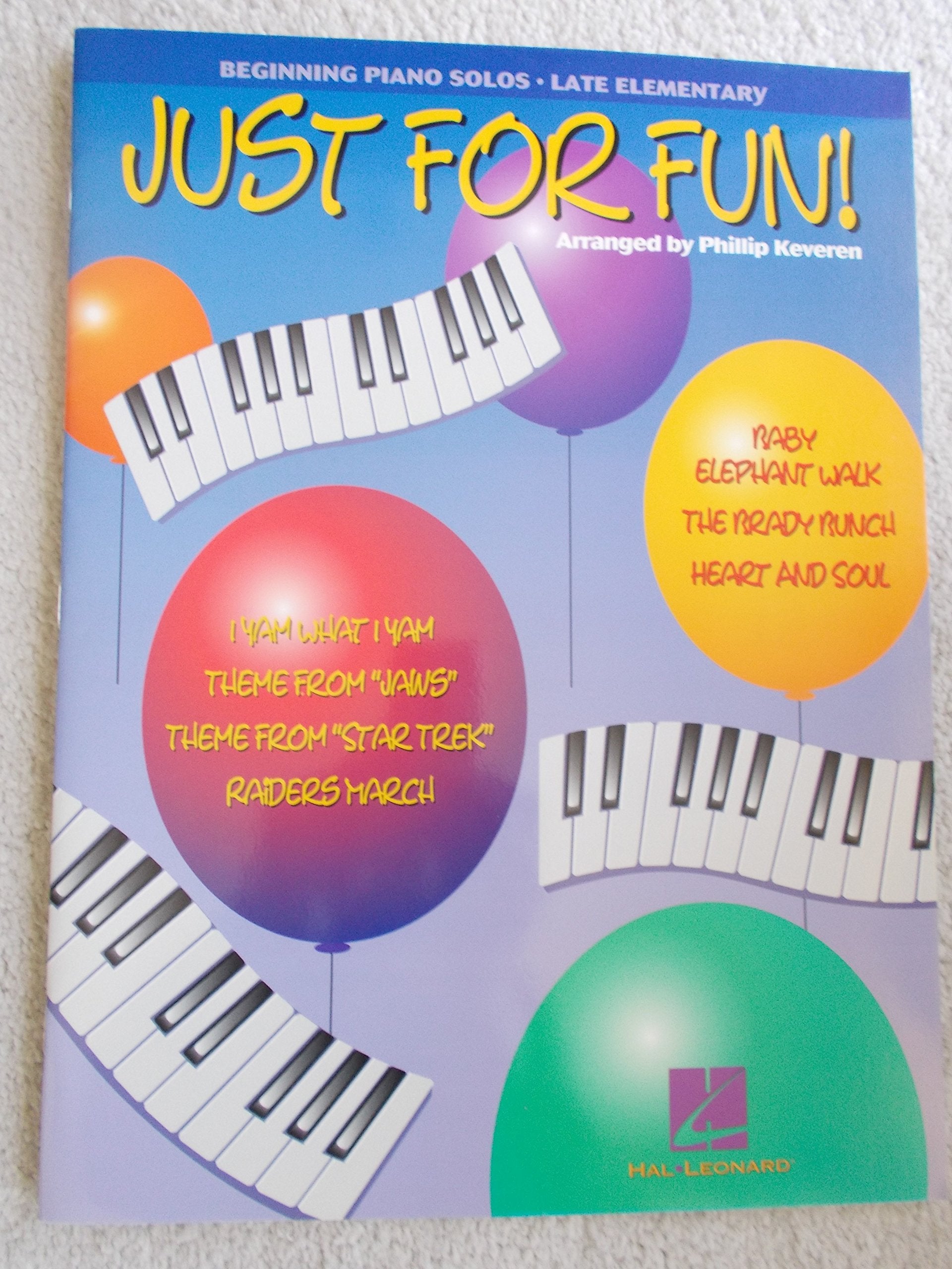Just for Fun: Elementary Piano Solos Arts & Music