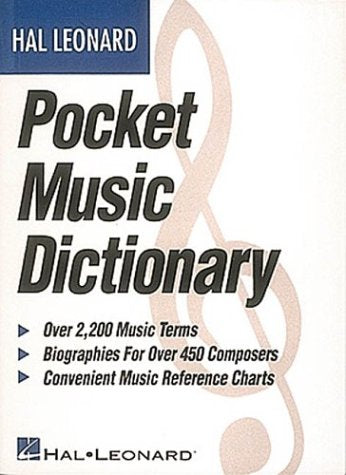 Hal Leonard Pocket Music Dictionary Sheet Music