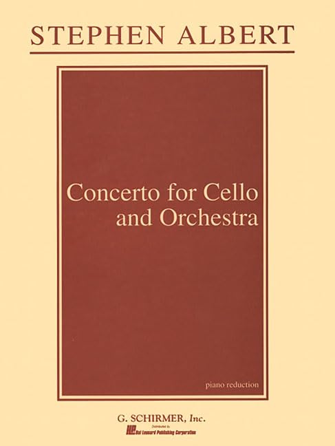 Product Image: Concerto for Cello and Orchestra: Piano Reduction