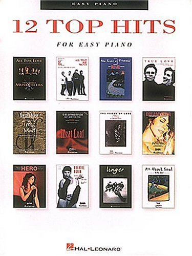 Twelve Top Hits For Easy Piano 12 Sheet Music