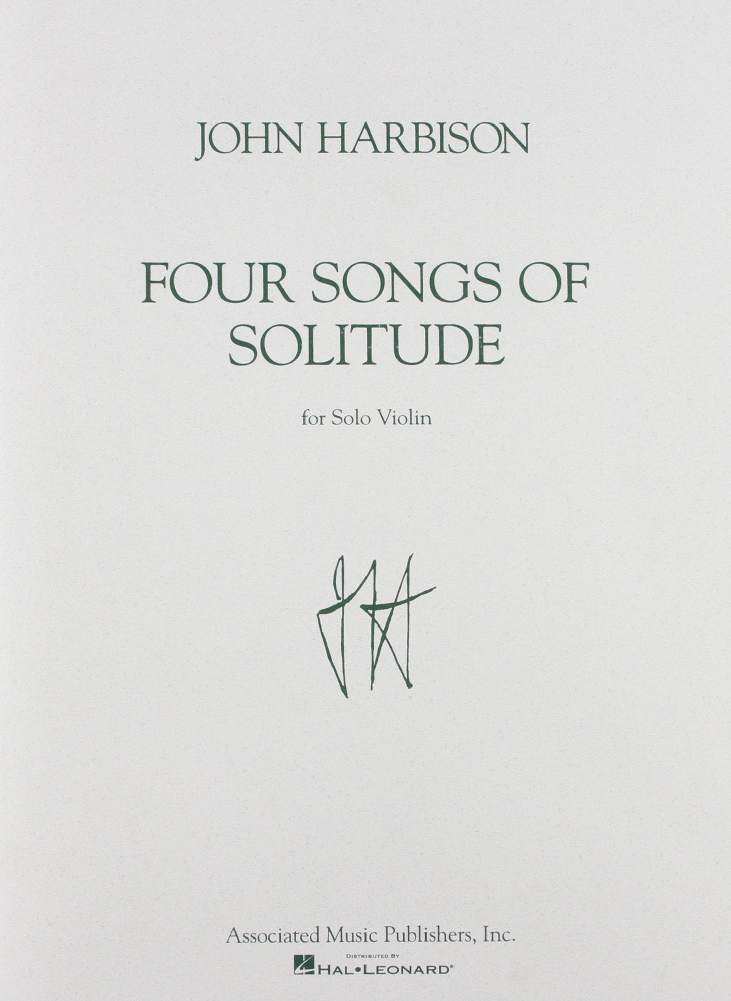 Four Songs of Solitude: Violin Solo Sheet Music