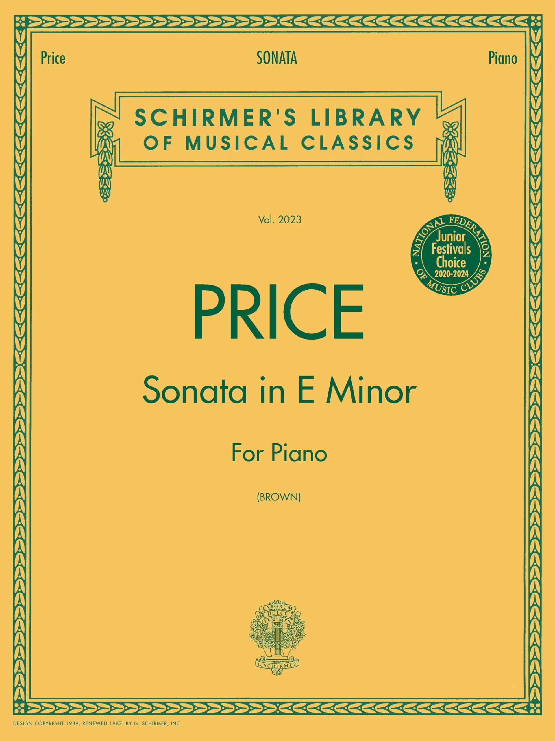 Sonata in E Minor Social Sciences Books