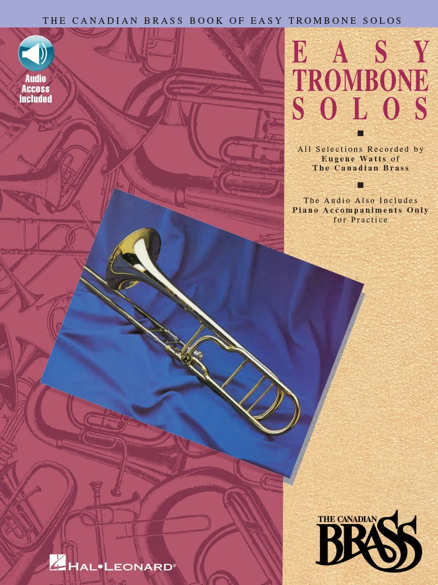Canadian Brass Book of Easy Trombone Solos Book/Online Audio Sheet Music