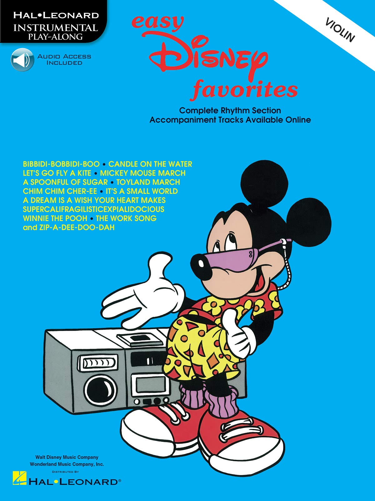 Easy Disney Favorites: Violin Play-Along Pack [With CD] Sheet Music