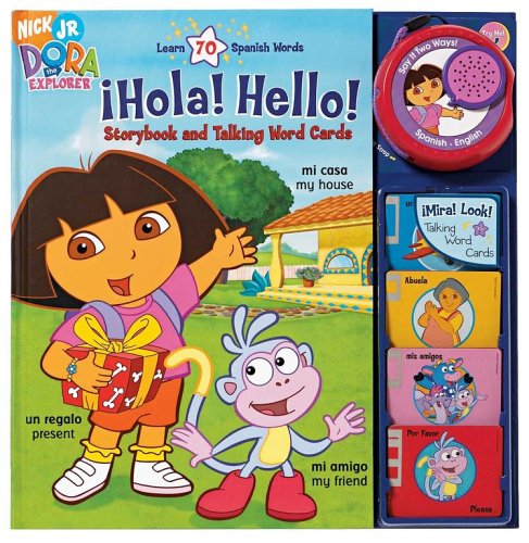 Nick Jr., Dora the Expolrer !Hola! Hello! Storybook and Talking Word Cards (Nick Jr. Dora the Explorer) Non-fiction