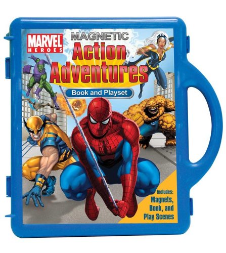 Marvel Heroes Action Adventures Book & Magnetic Playset Novels & Short Stories
