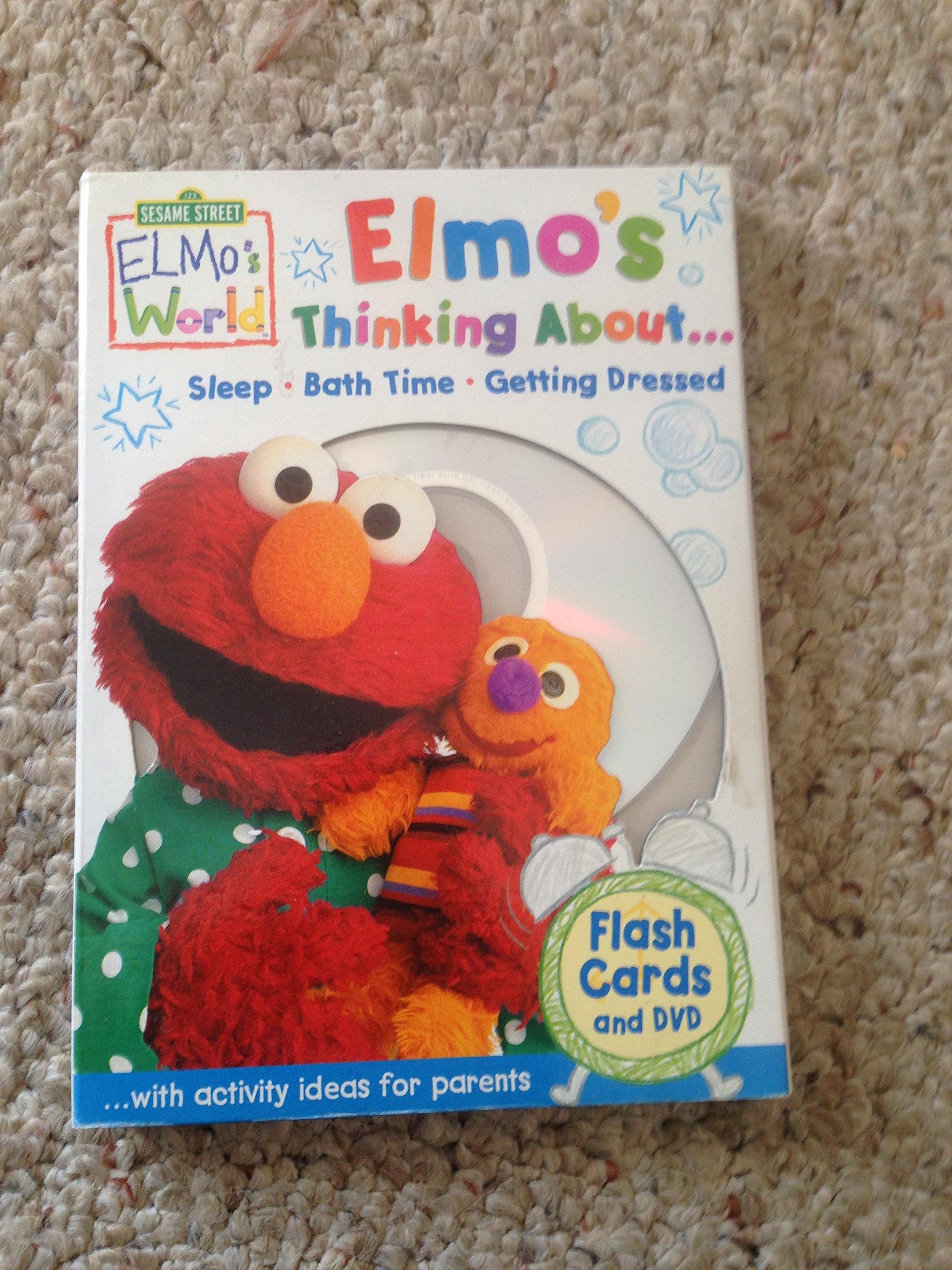 Sesame Street Elmo's World Flashcards and DVD: Elmo's Thinking About Bedtime, Bathtime, Getting Dressed Non-fiction