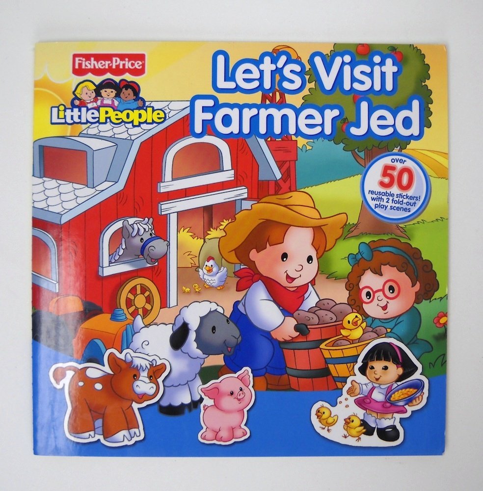 Fisher-Price Little People Let's Visit Farmer Jed Panorama Stickerbook Non-fiction