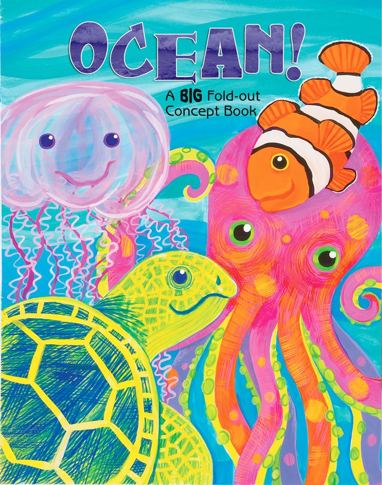 Ocean! A Big Fold-Out Flap Book: A Big Fold-out Concept Book Non-fiction