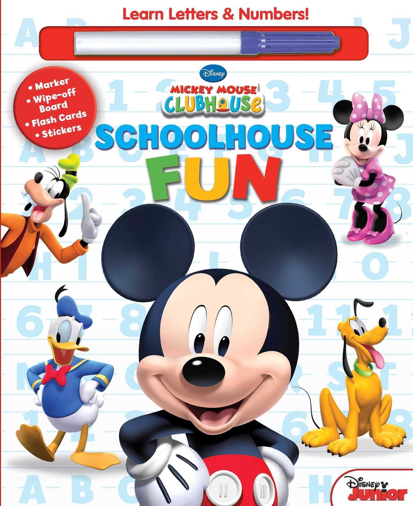 Disney Mickey Mouse Clubhouse: Schoolhouse Fun: A,B,Cs & 1, 2, 3s book