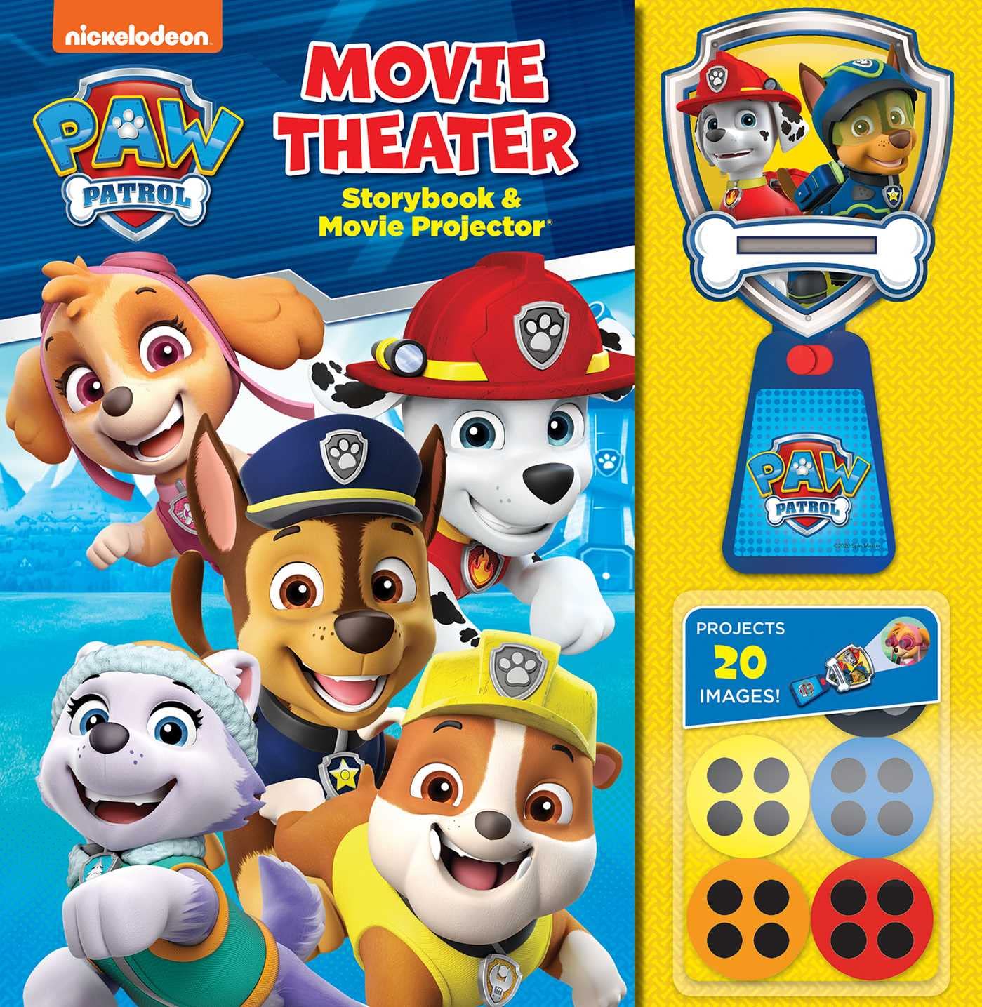 Nickelodeon PAW Patrol: Movie Theater Storybook & Movie Projector (Volume 1) Novels & Short Stories