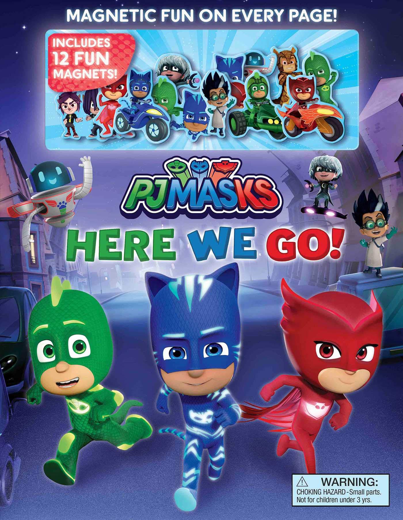 Pj Masks: Here We Go! Magnetic Hardcover Novels & Short Stories