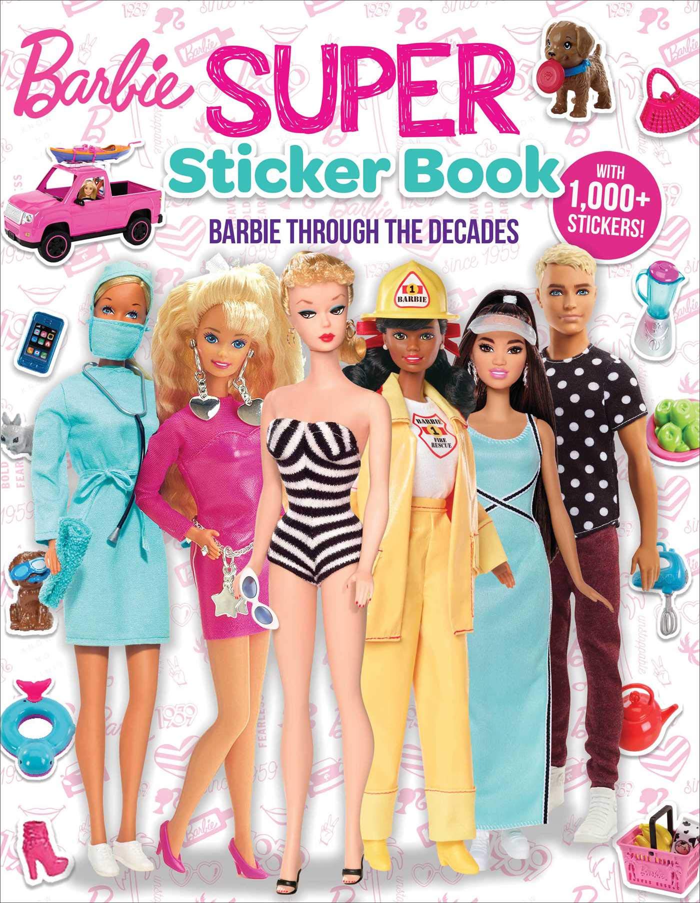 Barbie: Super Sticker Book: Through the Decades (1001 Stickers) Novels & Short Stories