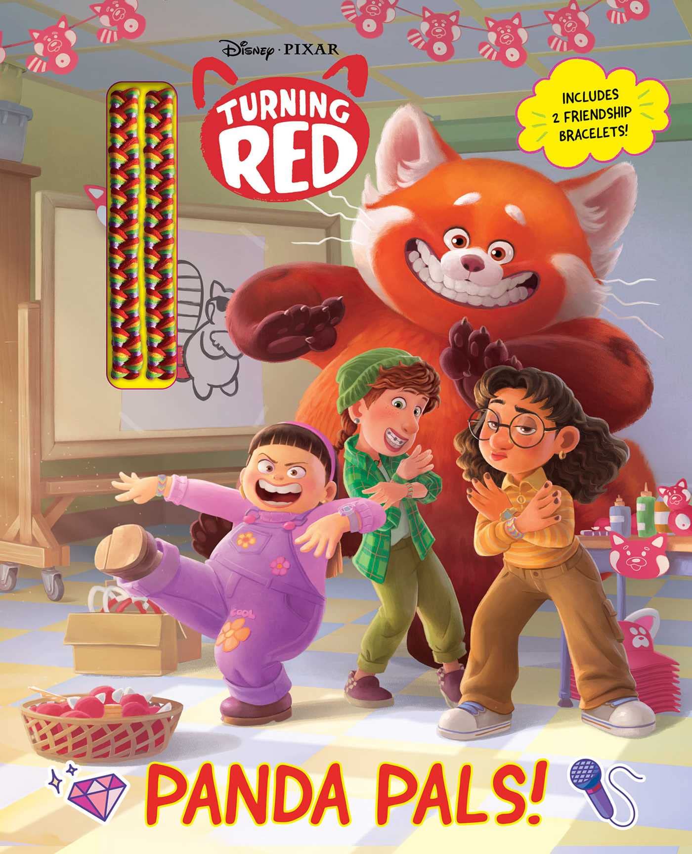 Disney Pixar: Turning Red: Panda Pals!: Includes 2 Friendship Bracelets (Book with Friendship Bracelets) Non-fiction