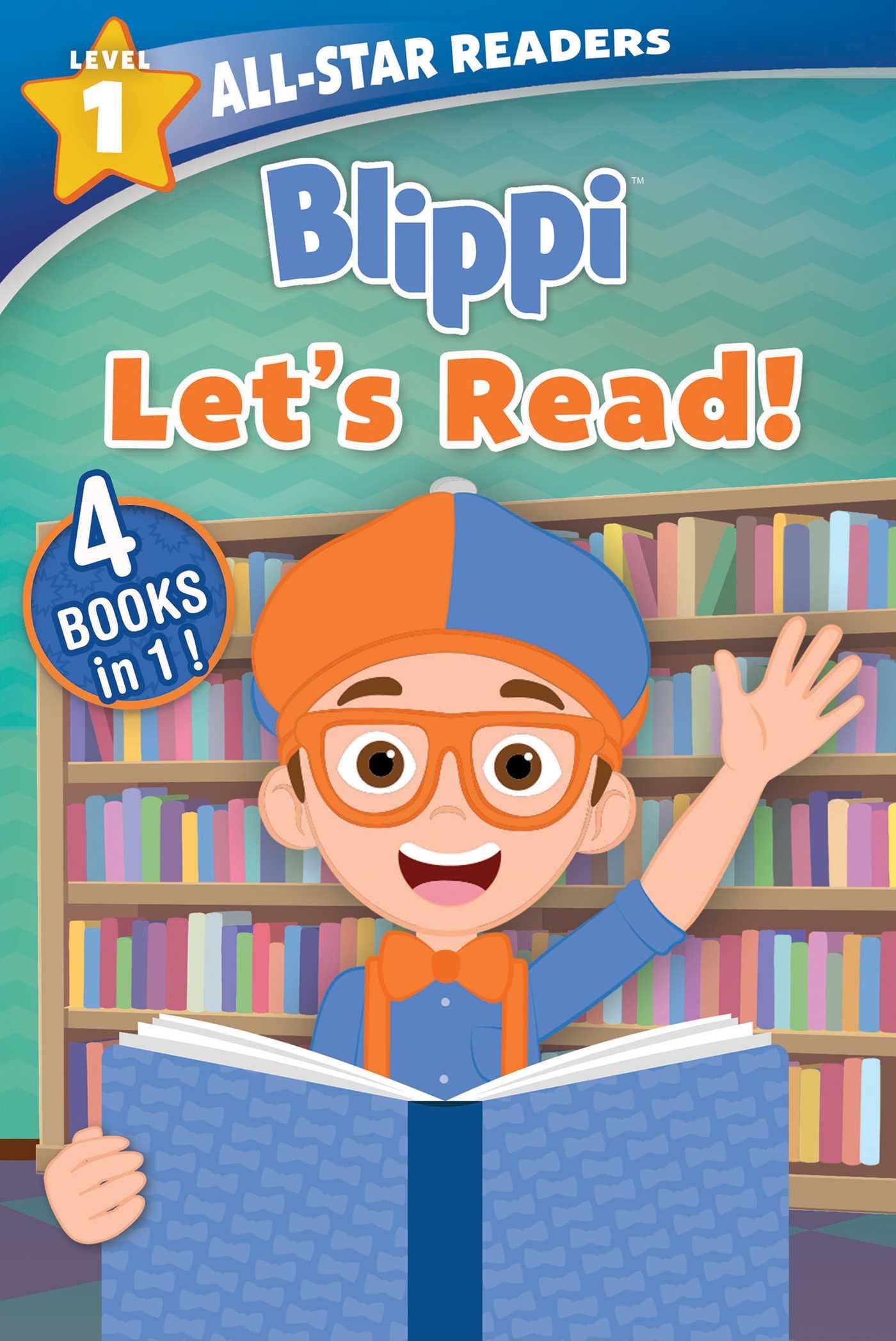 Blippi: Let's Read! 4 Books in 1! (All-Star Readers, Level 1) Non-fiction
