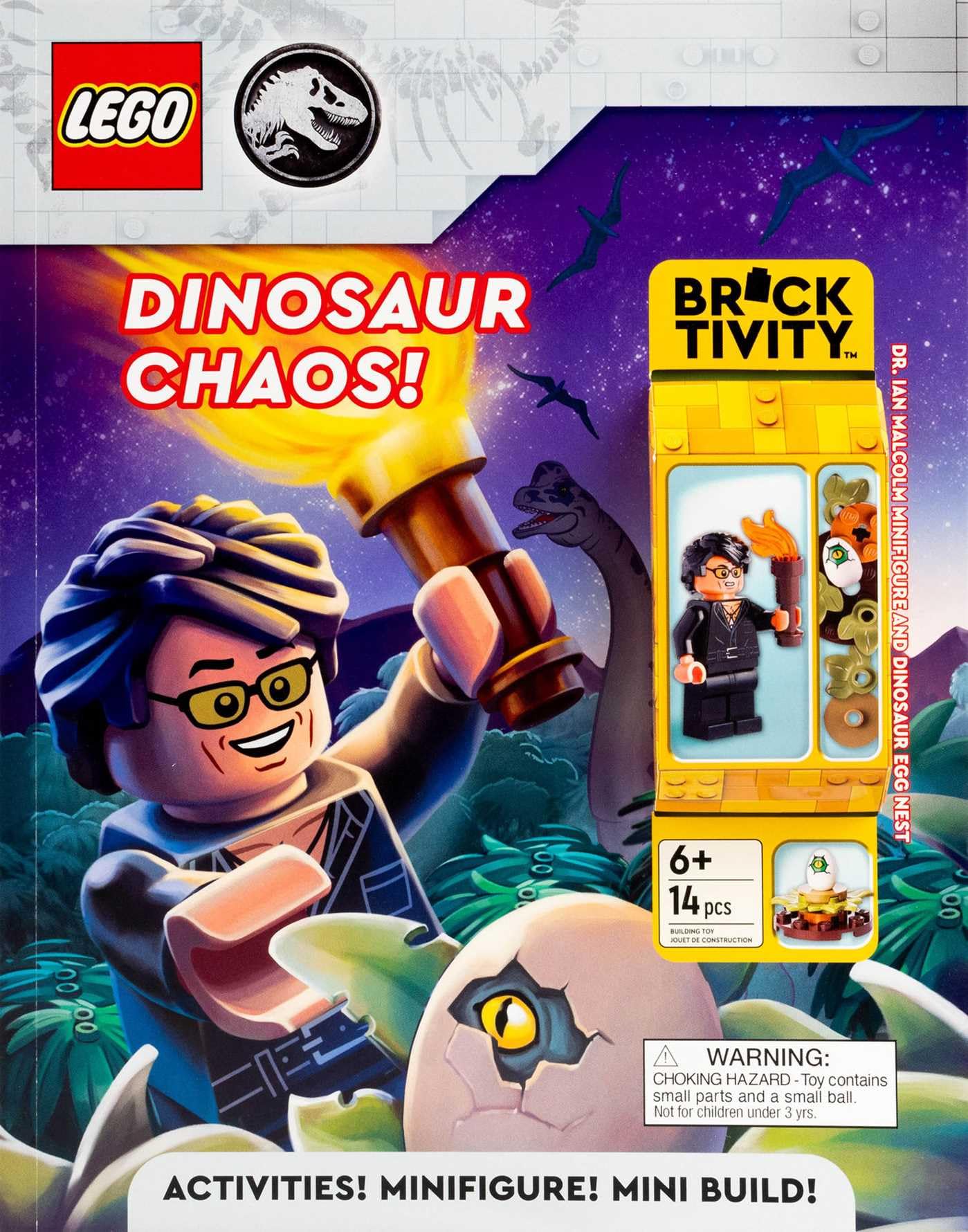 Lego Jurassic World: Dinosaur Chaos! (Activity Book With Minifigure) Novels & Short Stories
