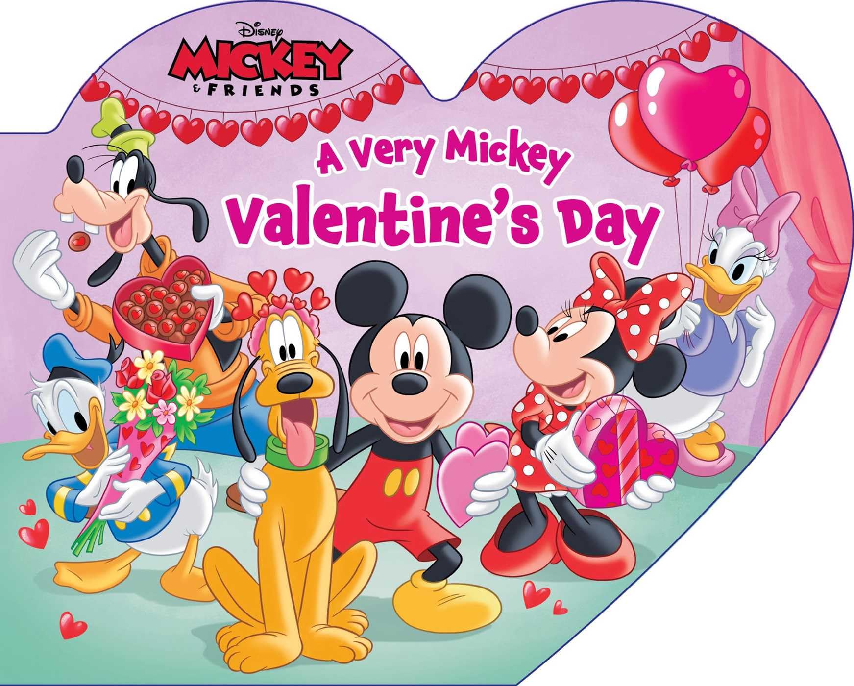 Disney Mickey & Friends: A Very Mickey Valentine's Day (Shaped Board Books) Non-fiction