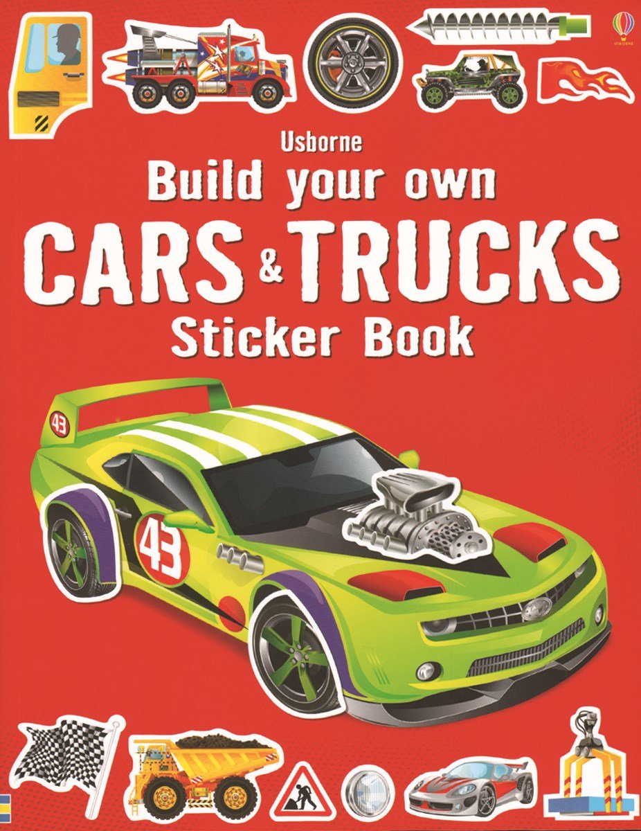 Build Your Own Cars & Trucks Sticker Book Books