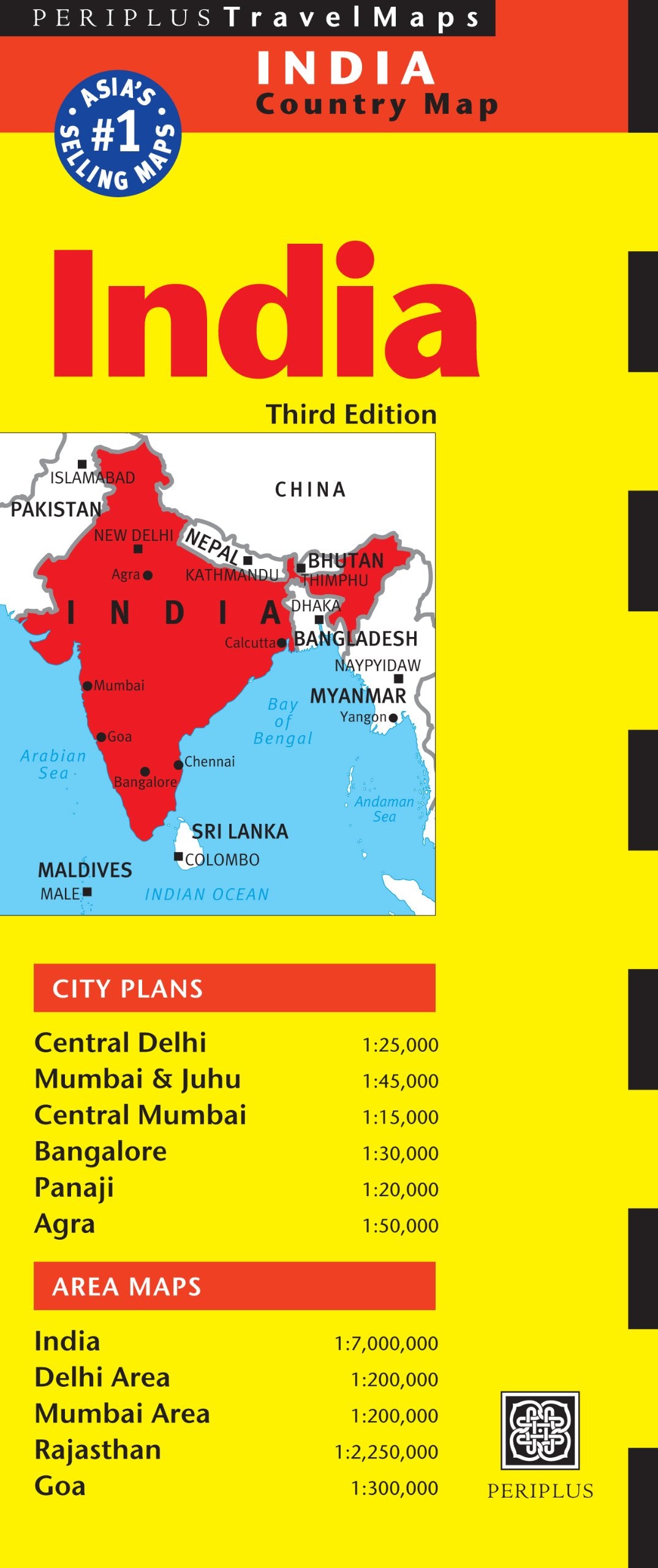 India Travel Map (Periplus Travel Maps Country Map) Leisure, Home & Garden