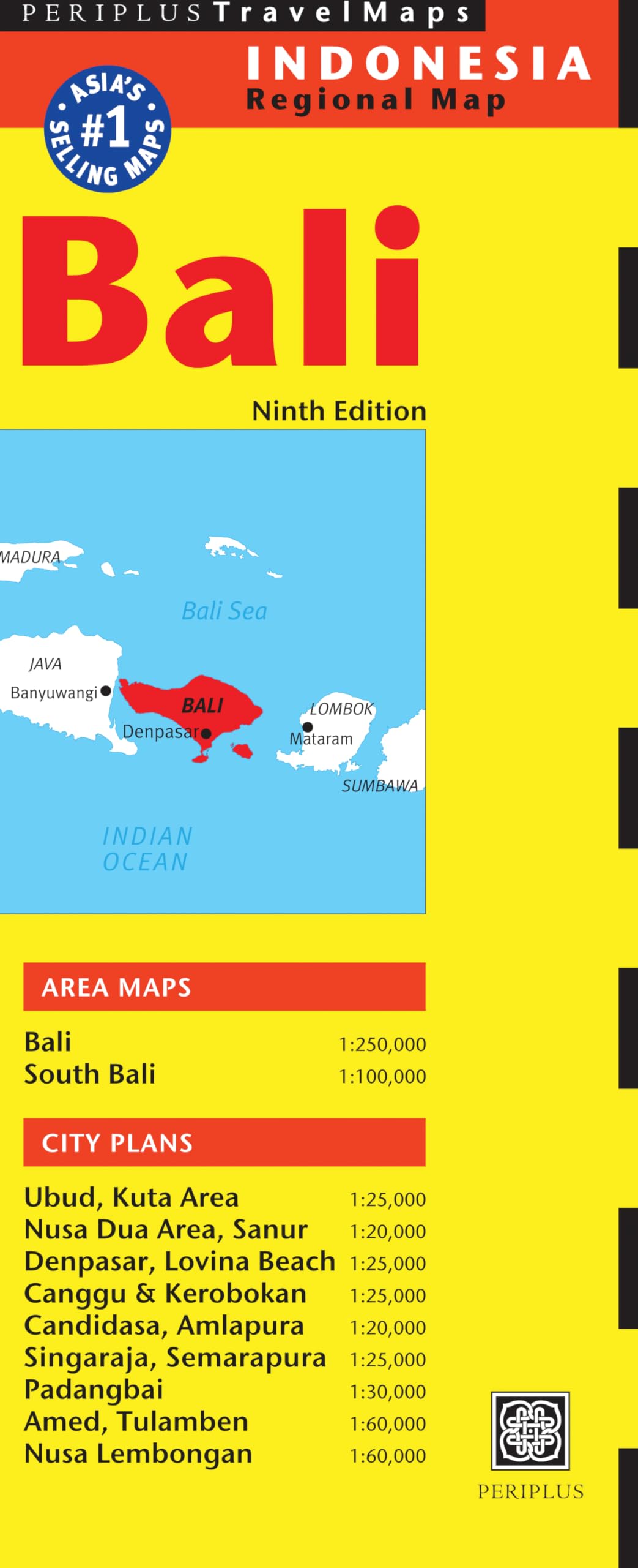 Periplus Travel Map Bali: Indonesia Regional Map (Periplus Travel Maps) Leisure, Home & Garden