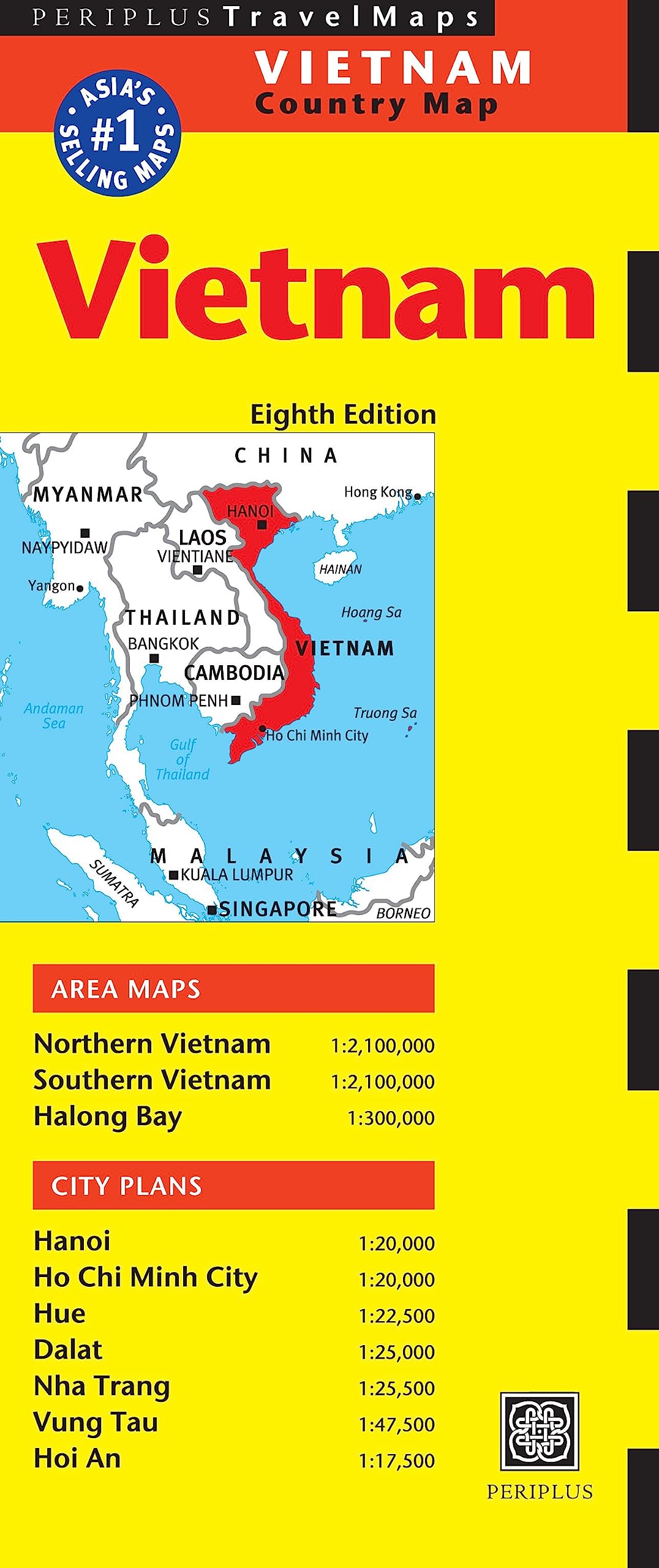 Vietnam Travel Map Eighth Edition (Periplus Travel Maps Country Map) Leisure, Home & Garden