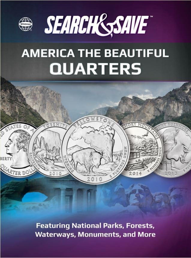 America the Beautiful Quarters: Featuring National Parks, Forests, Waterways, Monuments, and More 2010 to 2021: National Park Quarters (Search & Save) Hobbies & Crafts