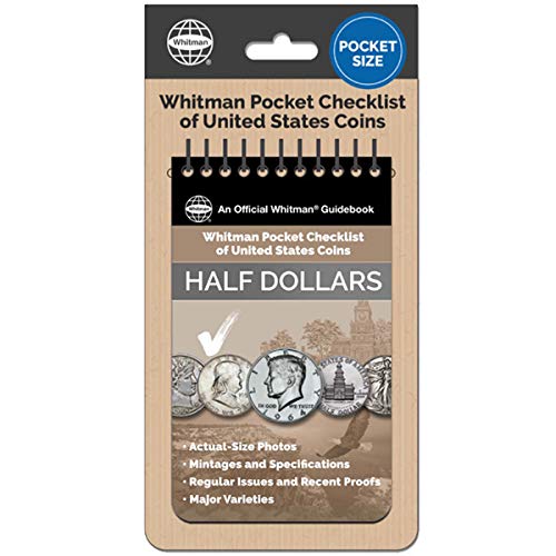 Whitman Pocket Checklist United States Coins: Half Dollars Reference Books