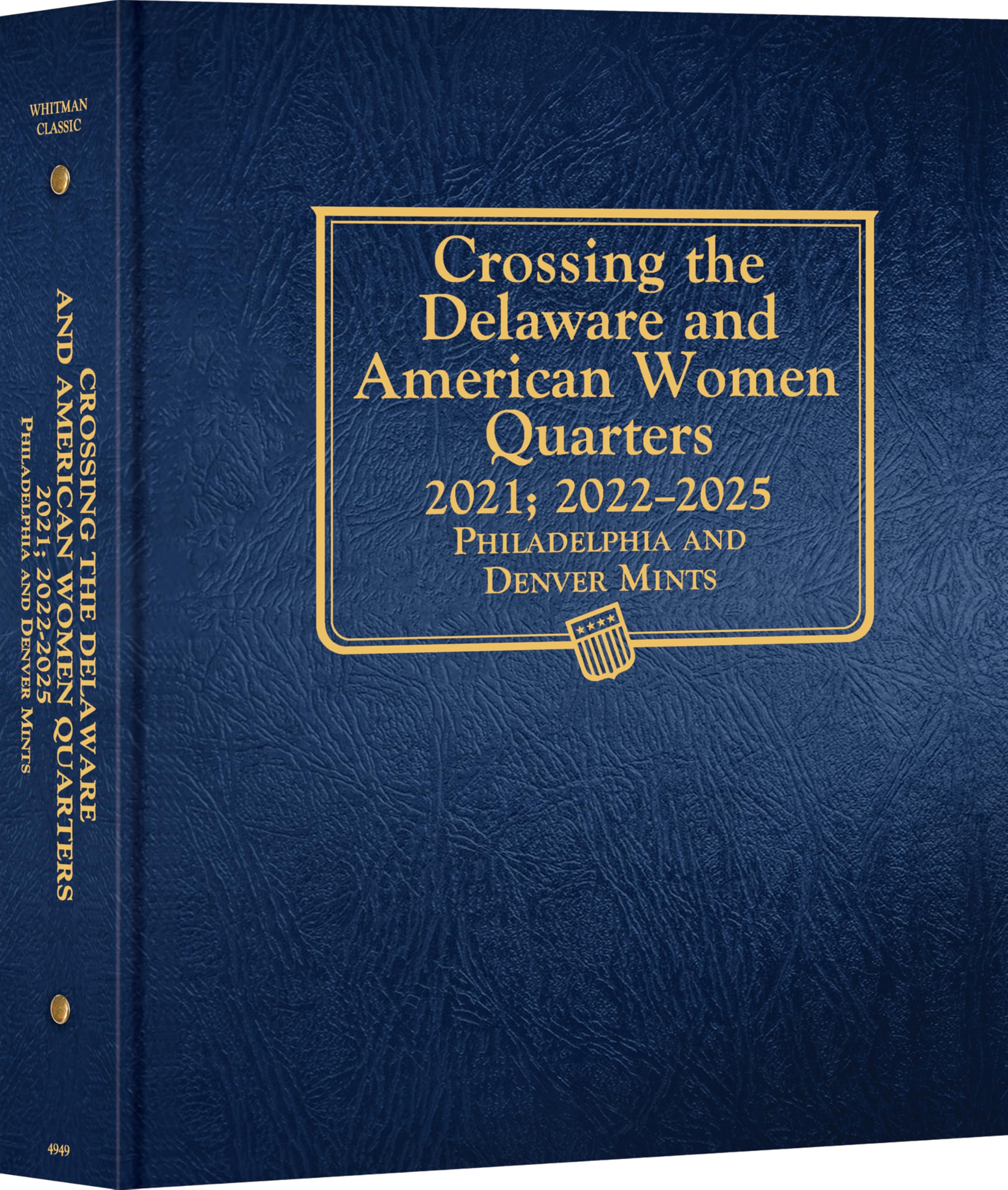 Album Crossing the Delaware & American Women Quarters: 2021; 2022-2025, Philadelphia & Denver Mints (Whitman Classic Coin Albums) Living & Furnishing
