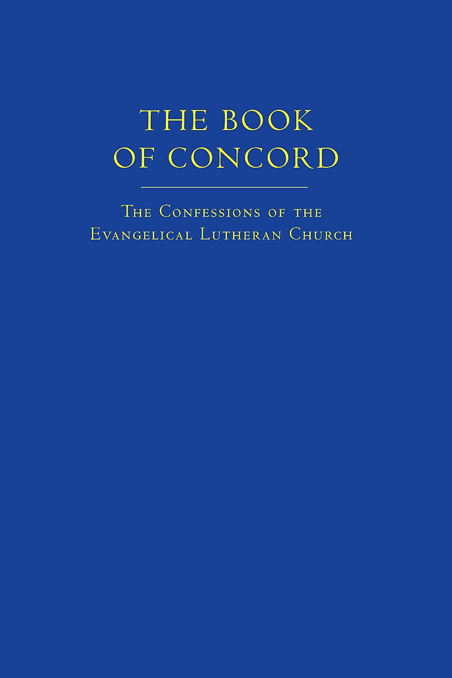 The Book of Concord: The Confessions of the Evangelical Lutheran Church Film, Art & Culture