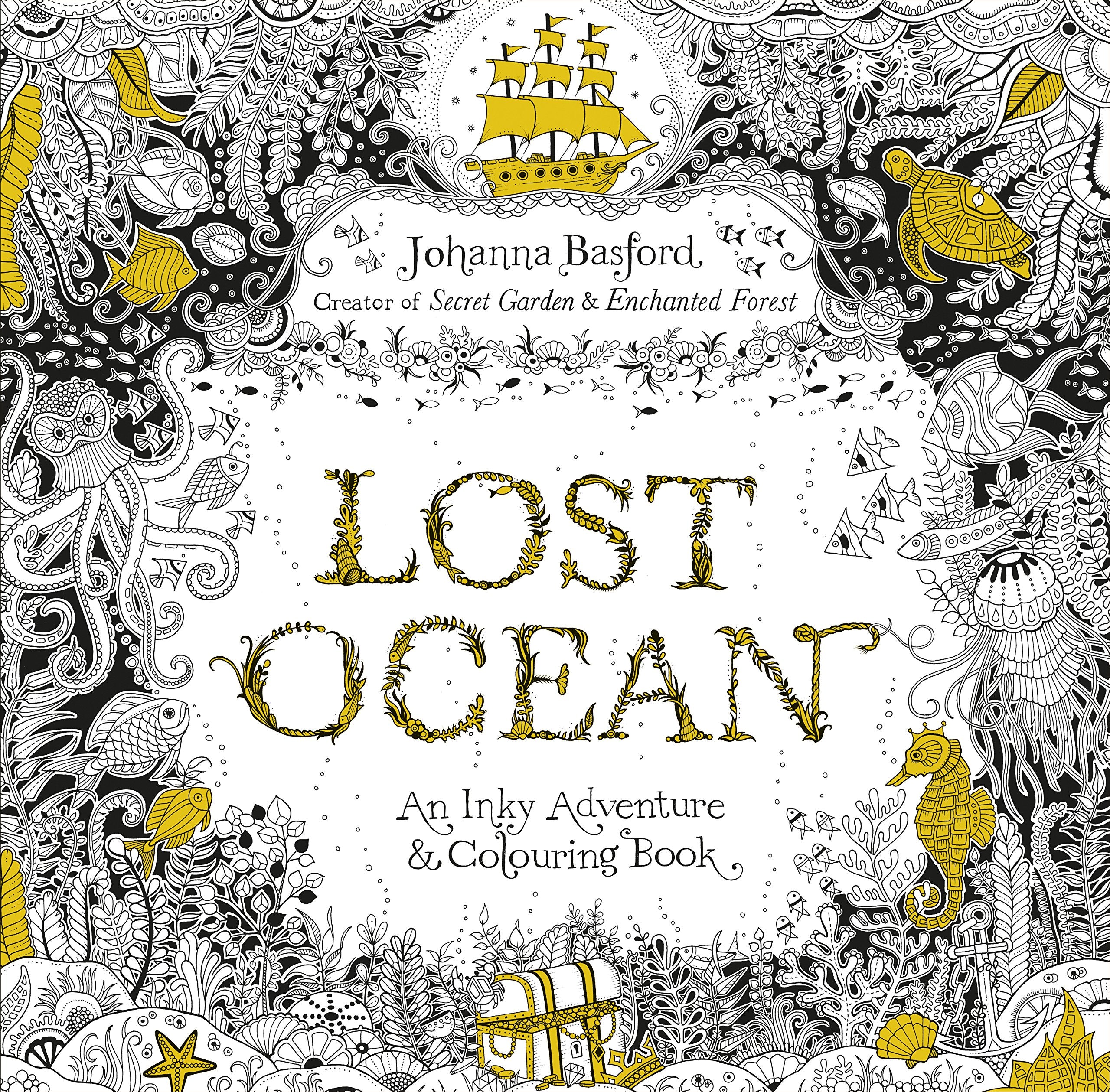 Lost Ocean: An Inky Adventure & Colouring Book Medicine
