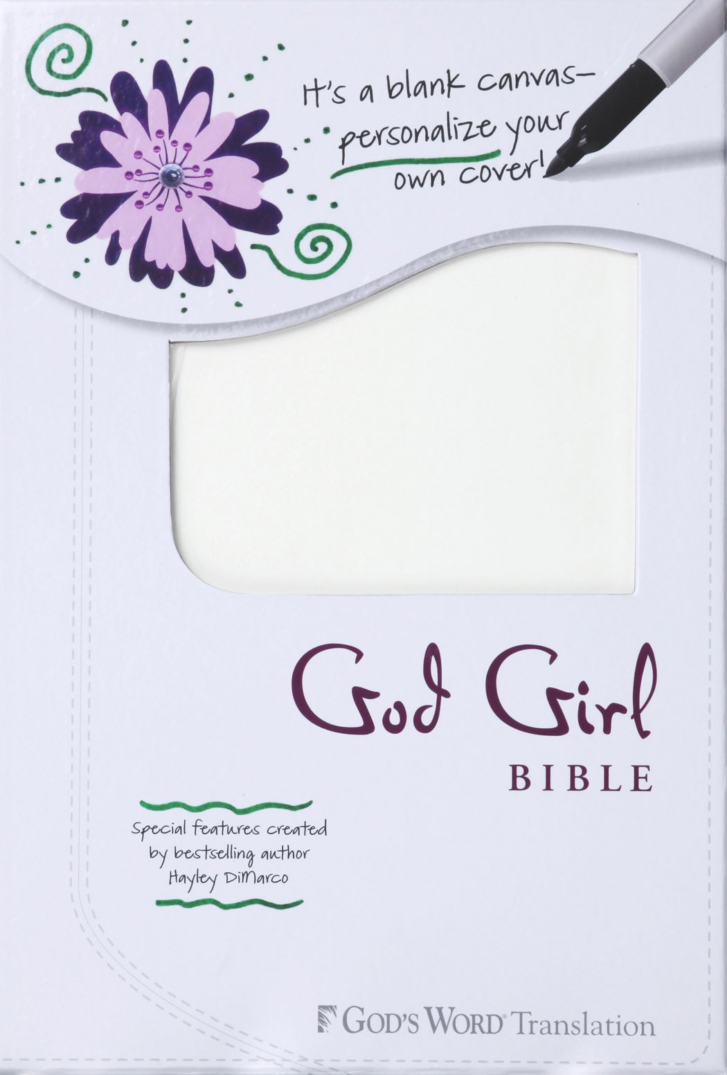 God Girl Bible: God's Word, Snow White, Blank Canvas, Duravella Religion & Esotericism