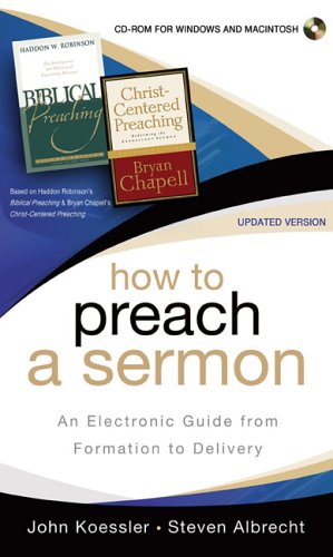 How to Preach a Sermon: An Electronic Guide from Formation to Delivery Social Sciences