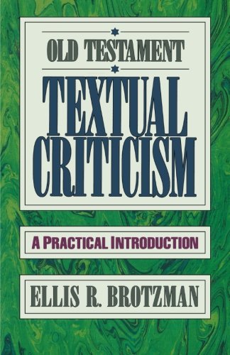 Product Image: Old Testament Textual Criticism: A Practical Introduction