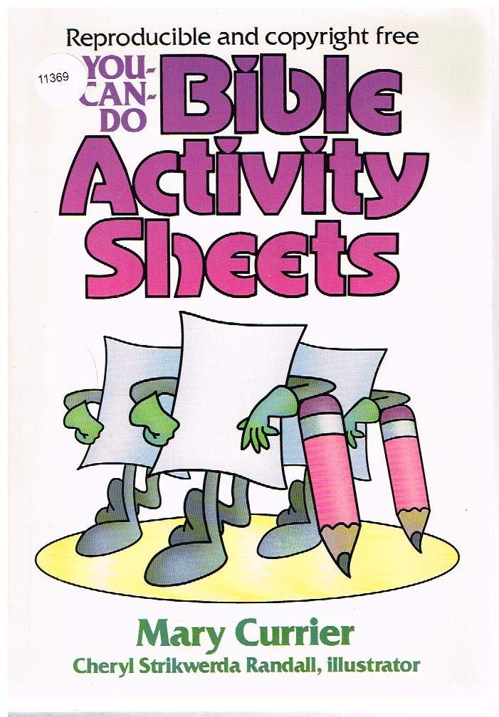 You-Can-Do Bible Activity Sheets: Reproducible Cut-And-Paste Activities and Puzzle Forms for Children's Church, Sunday Schools, Dvbs, and Bible Club (Repro books) Religion & Esotericism