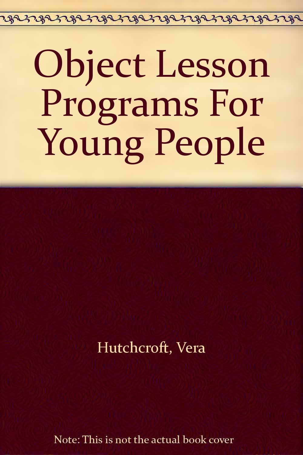 Object Lesson Programs For Young People Books