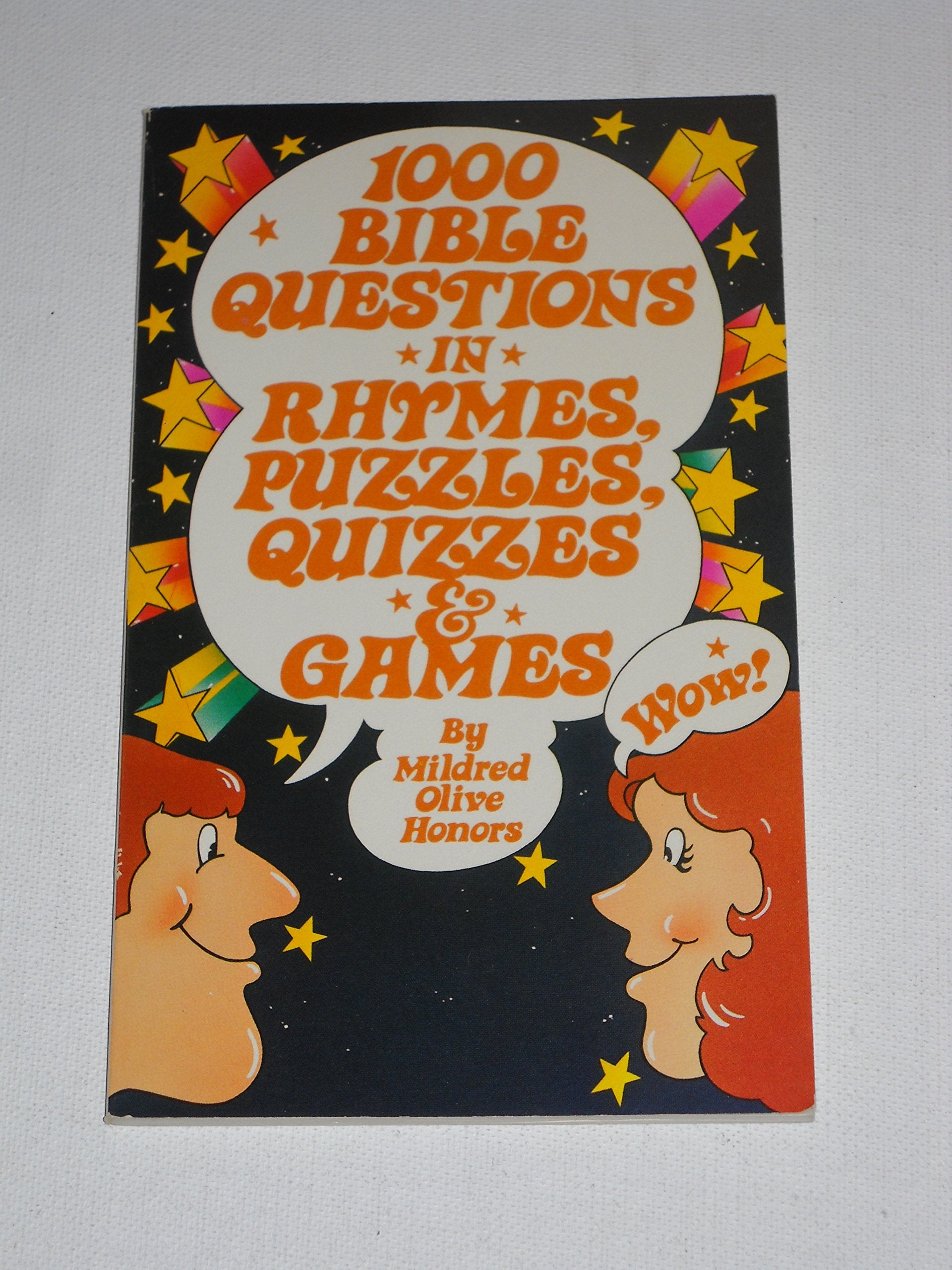 1000 Bible Questions in Rhymes, Puzzles, Quizzes and Games Books