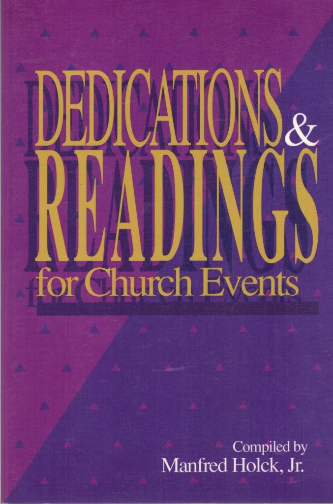 Dedications and Readings for Church Events Religion & Esotericism