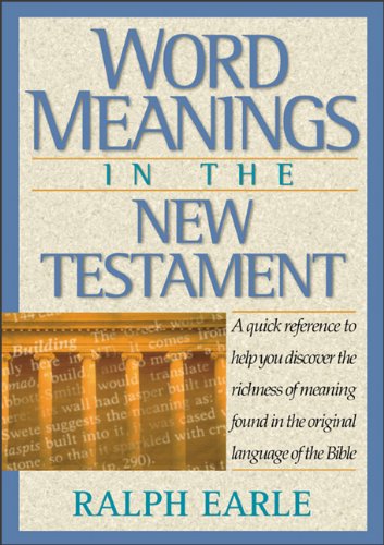 Word Meanings in the New Testament Religion & Esotericism