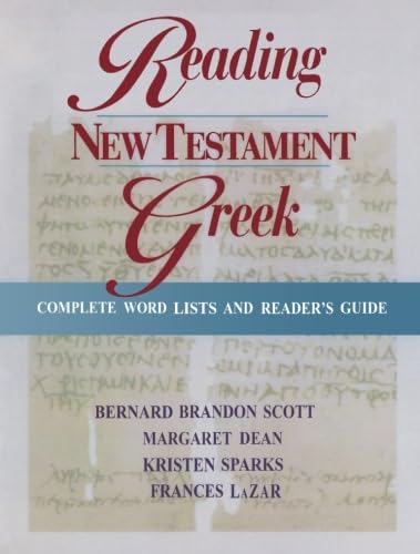 Product Image: Reading New Testament Greek: Complete Word Lists and Reader's Guide