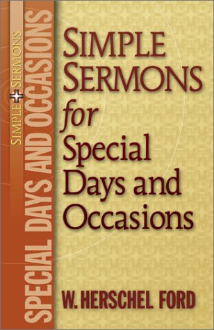 Simple Sermons for Special Days and Occasions Religion & Esotericism