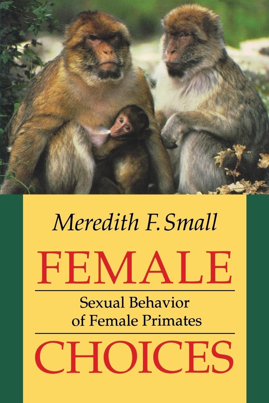 Female Choices: Sexual Behavior of Female Primates Science